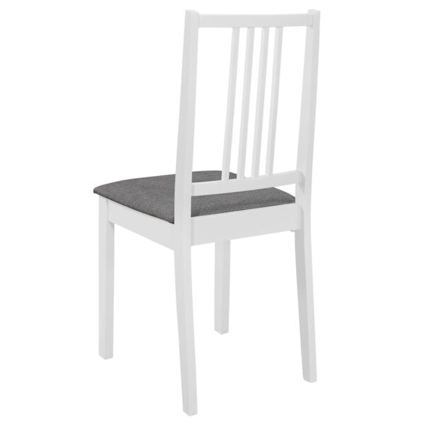 5 pcs conjunto de jantar MDF branco - Image 10