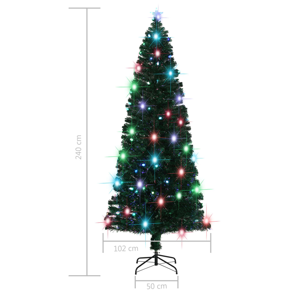 Árvore de Natal pré-iluminada c/ suporte 240 cm fibra ótica - Image 9