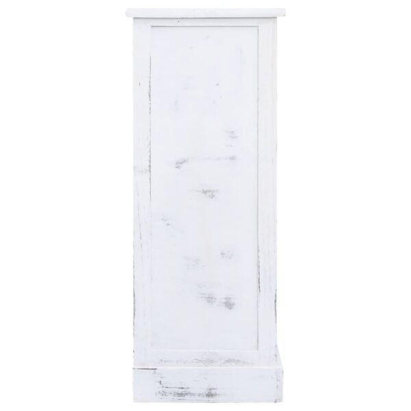Armário com gavetas 60x30x75 cm madeira branco - Image 4