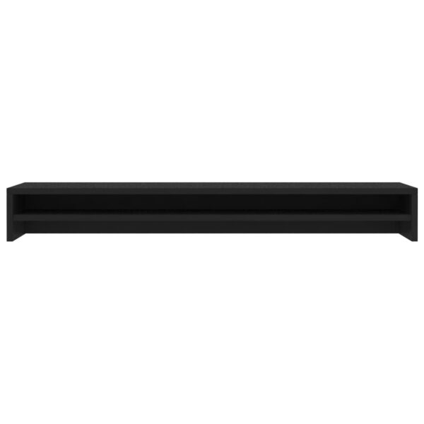 Suporte para monitor 100x24x13 cm contraplacado preto - Image 3