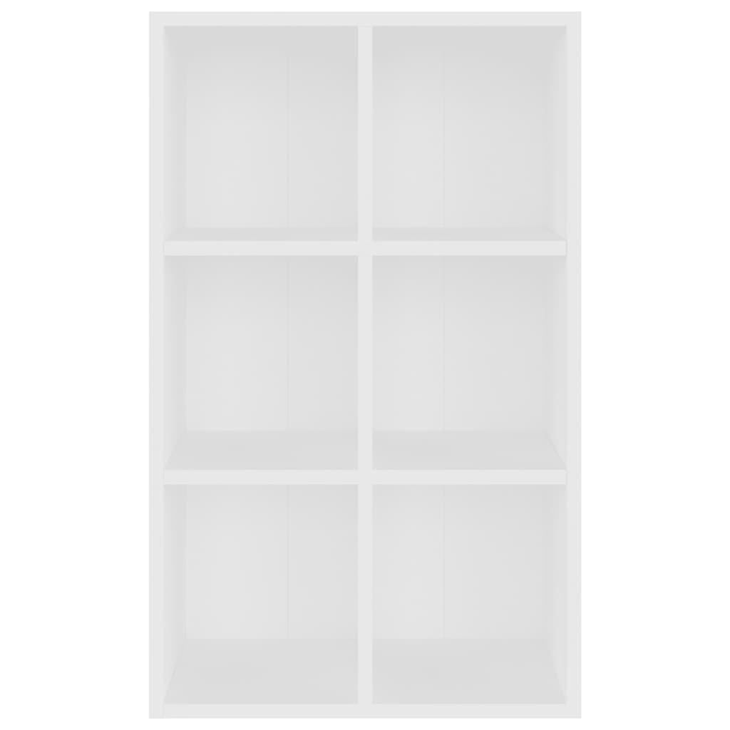 Estante/aparador 66x30x98 cm contraplacado branco - Image 5