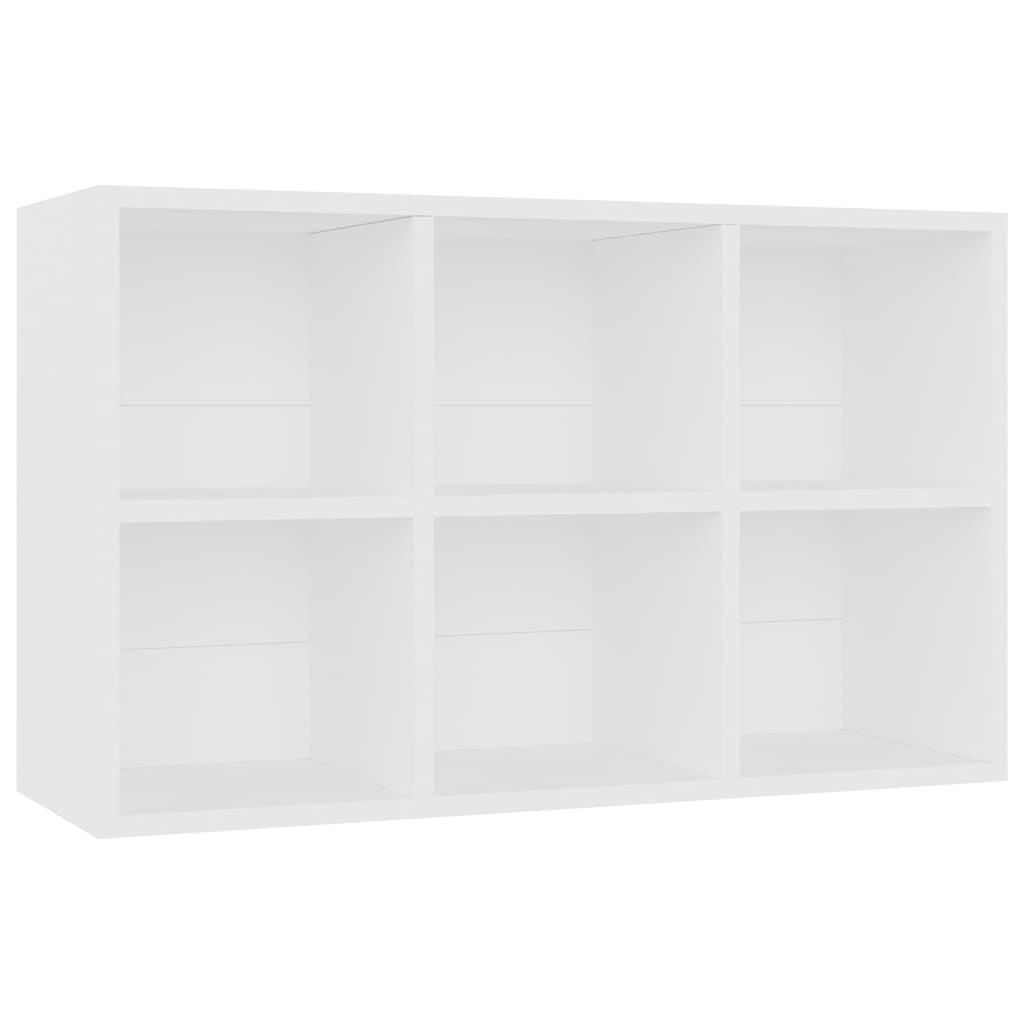 Estante/aparador 66x30x98 cm contraplacado branco - Image 8