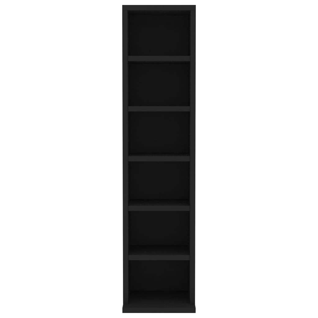 Armário para CD 21x20x88 cm madeira processada preto - Image 3