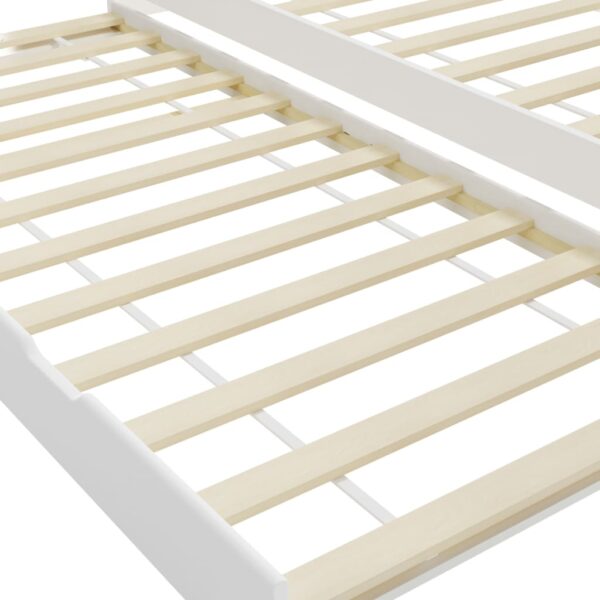 Estrutura sofá-cama de puxar madeira de pinho 90x200 cm branco - Image 4