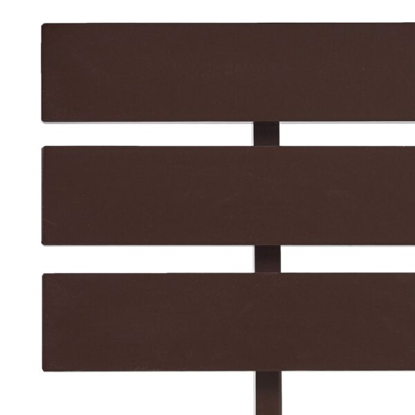 Estrutura de cama 180x200 cm pinho maciço castanho-escuro - Image 5