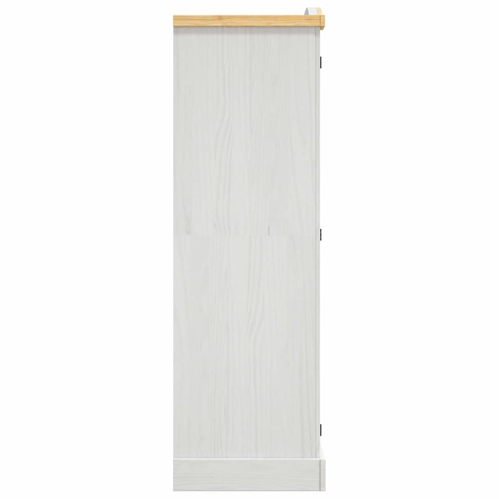 Roupeiro Corona Range pinho mexicano com 3 portas branco - Image 4