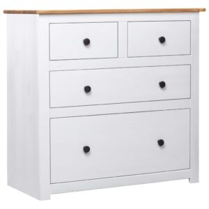 Aparador 80x40x83 cm madeira de pinho Panama branco
