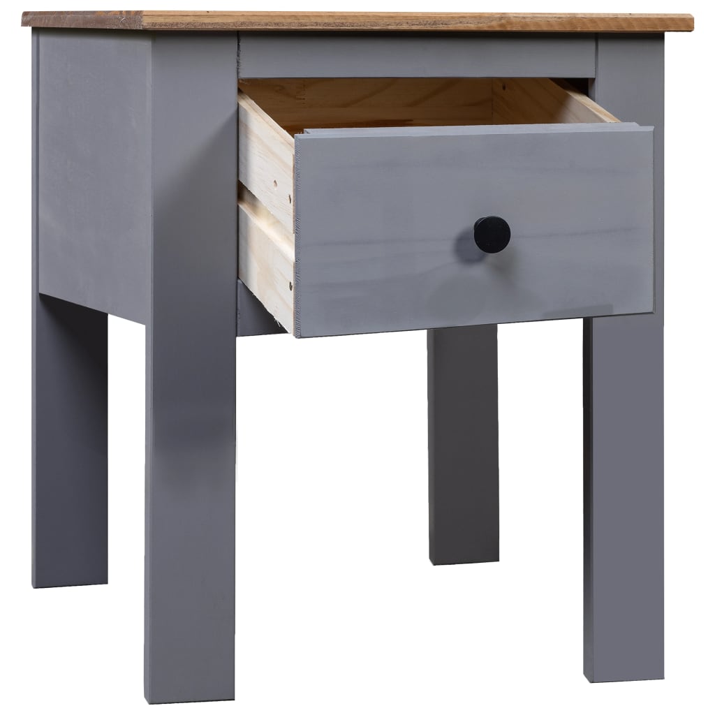 Mesa de cabeceira 46x40x57 cm pinho Panama cinzento - Image 2