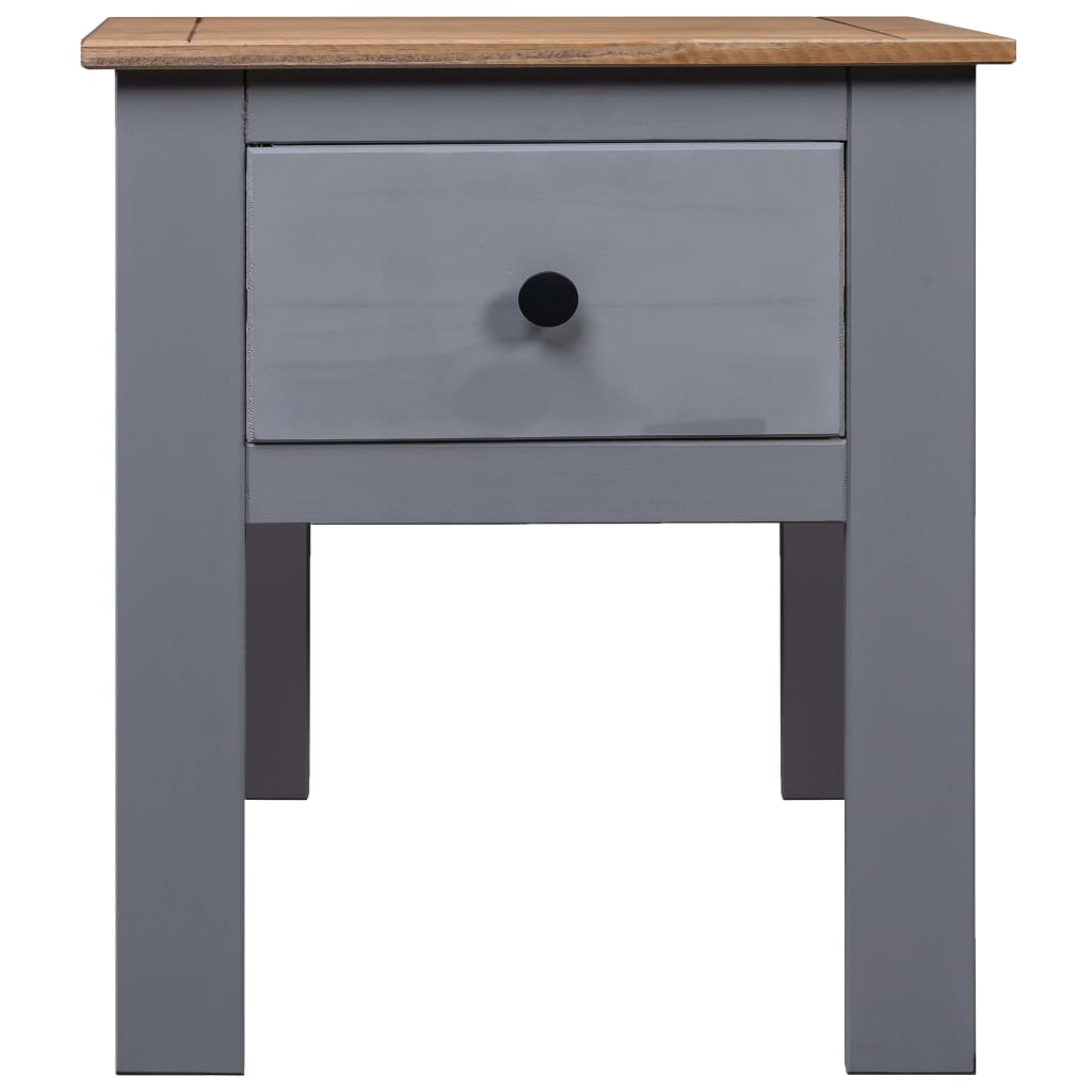 Mesa de cabeceira 46x40x57 cm pinho Panama cinzento - Image 3