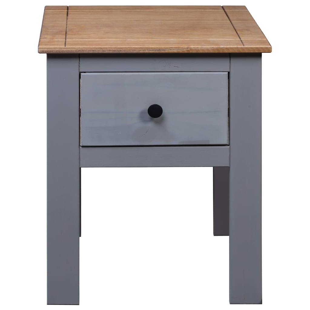 Mesa de cabeceira 46x40x57 cm pinho Panama cinzento - Image 6