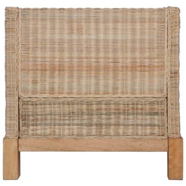 3 pcs conjunto de sofás com almofadões vime natural - Image 4