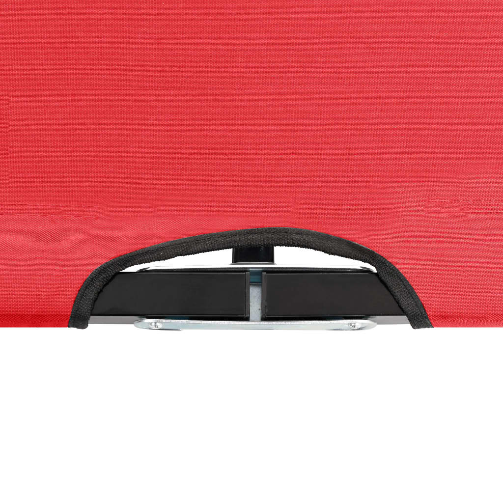 Espreguiçadeira/cama dobrável para 2 pessoas aço vermelho - Image 5