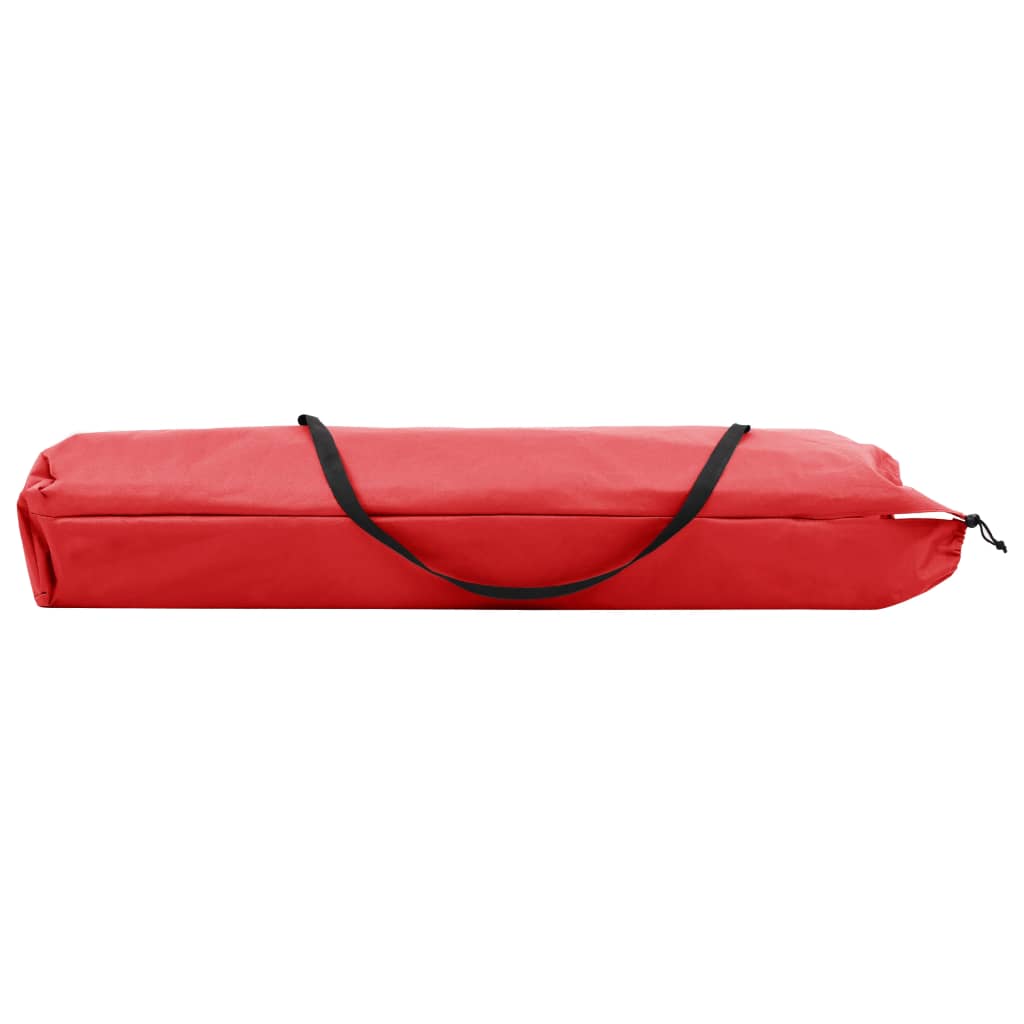 Espreguiçadeira/cama dobrável para 2 pessoas aço vermelho - Image 7