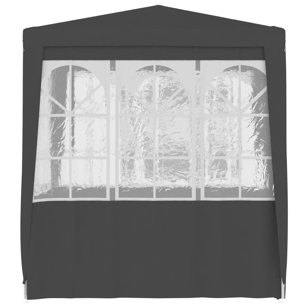 Tenda festas com paredes laterais 2x2m 90g/m² antracite - Image 4