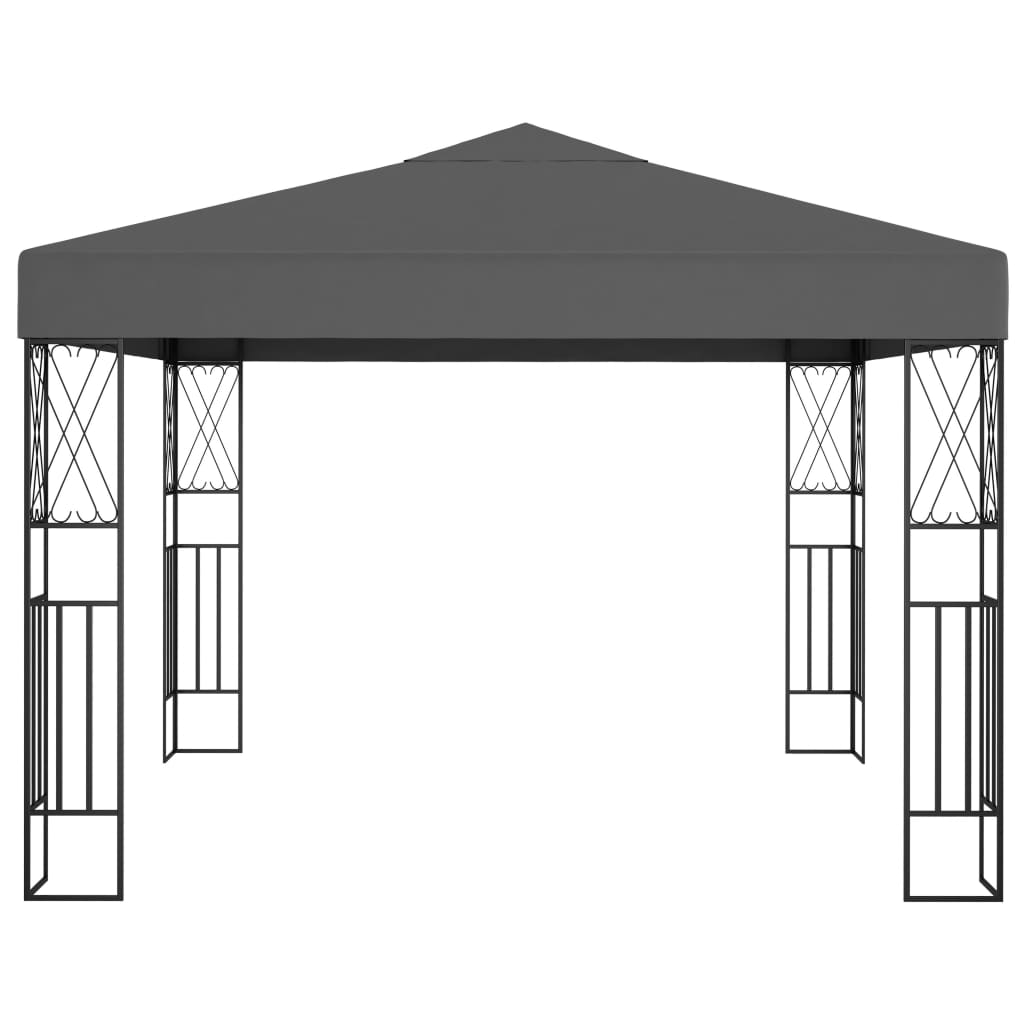 Gazebo 3x3 m tecido antracite - Image 2