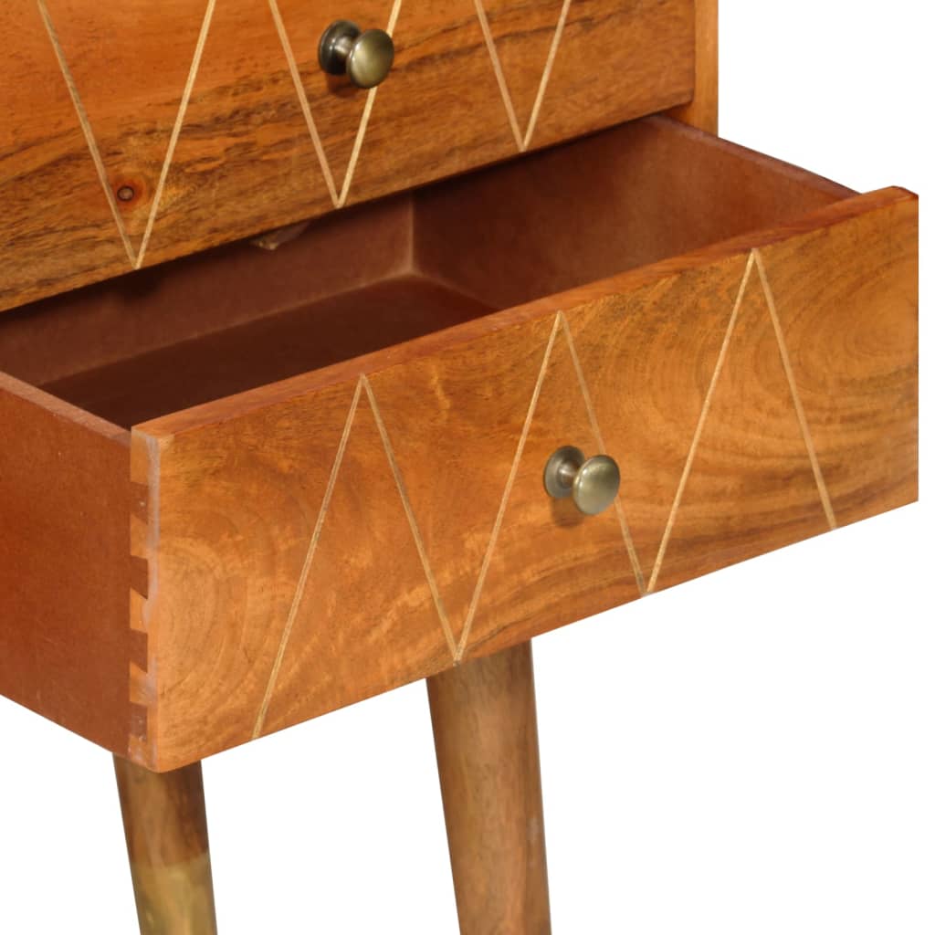 Aparador 85x40x70 cm madeira de mangueira maciça - Image 5