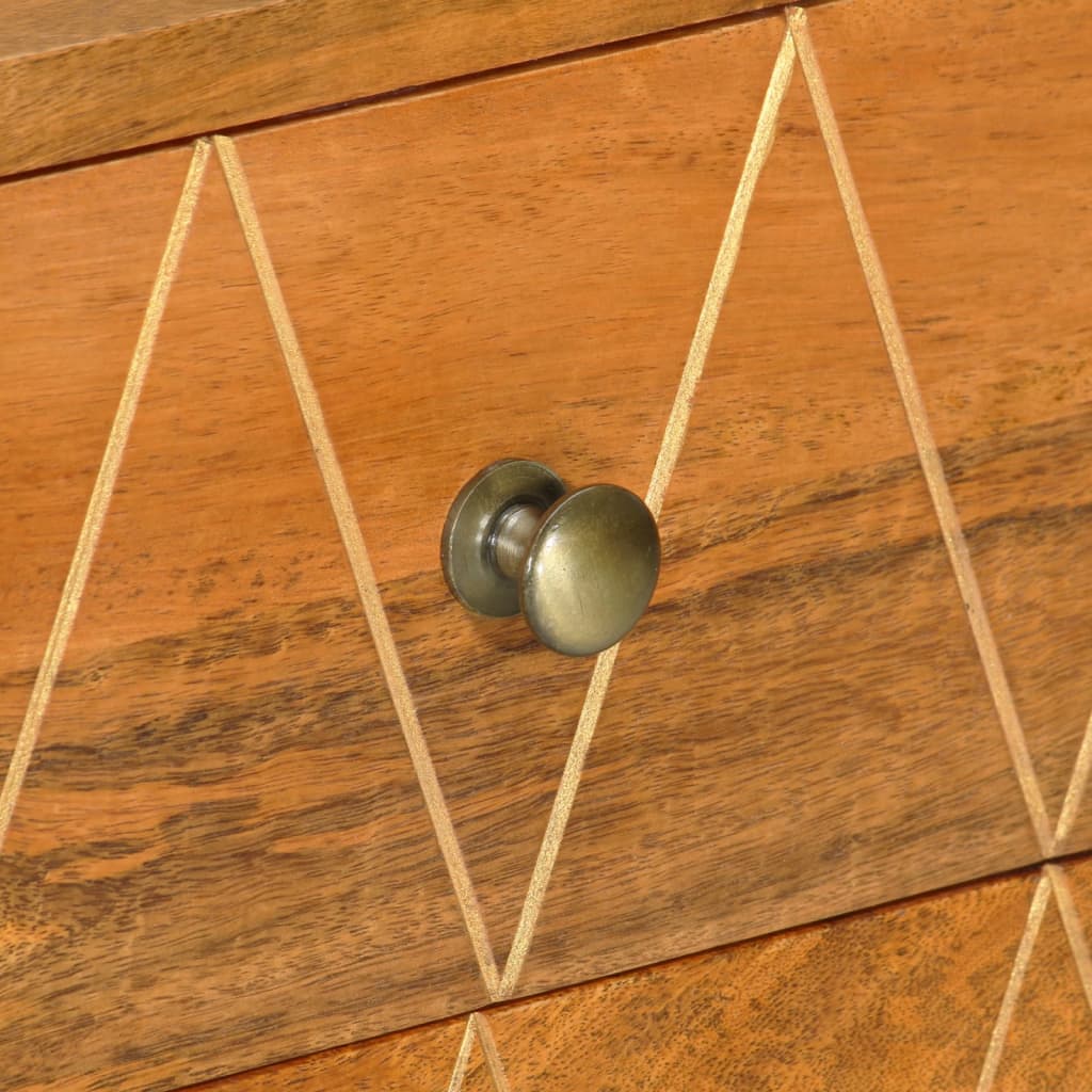 Aparador 85x40x70 cm madeira de mangueira maciça - Image 7