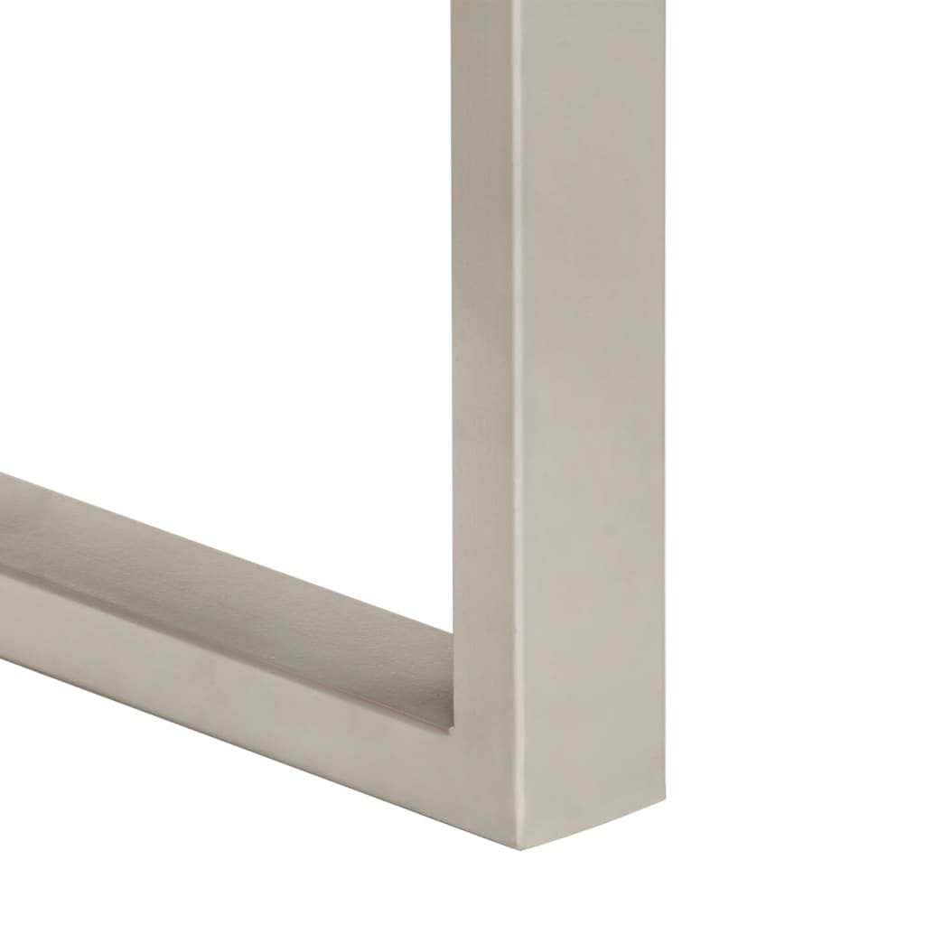 Mesa de jantar 140x70x76 cm madeira de acácia maciça - Image 7