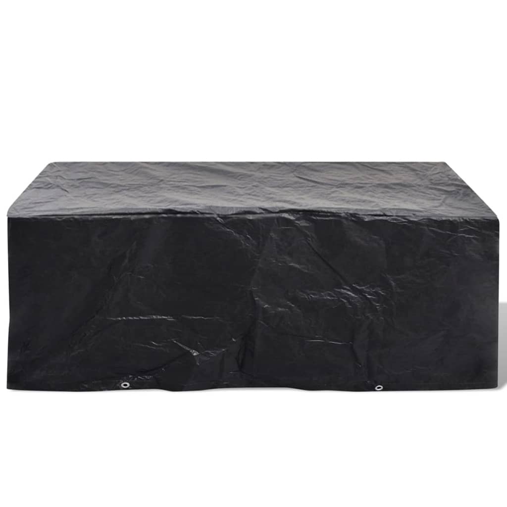 Capas para mobiliário de jardim 2 pcs 8 ilhós 200x160x70 cm - Image 3