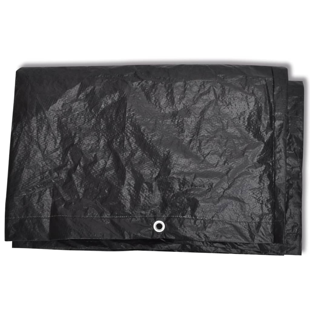 Capas para mobiliário de jardim 2 pcs 8 ilhós 200x160x70 cm - Image 4