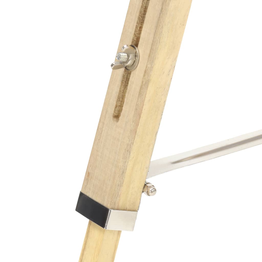 Candeeiro de chão tripé 140 cm madeira mangueira maciça - Image 12