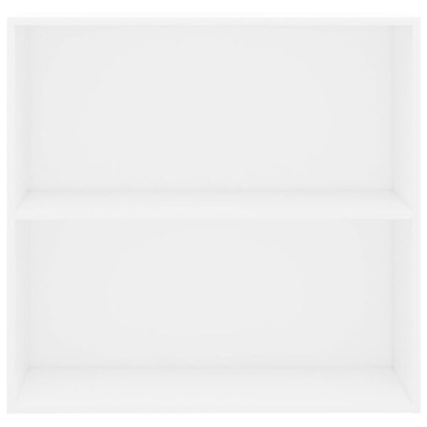 Estante com 2 prateleiras 80x30x76,5cm derivados madeira branco - Image 3