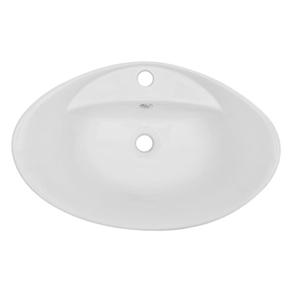 Conjunto de móveis de casa banho 2 peças cerâmica cor carvalho - Image 3