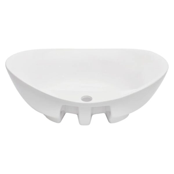 Conjunto de móveis de casa banho 2 peças cerâmica cor carvalho - Image 5