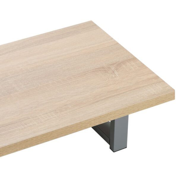 Conjunto de móveis de casa banho 2 peças cerâmica cor carvalho - Image 10