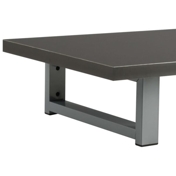 Conjunto de móveis de casa banho 2 peças cerâmica cinzento - Image 10
