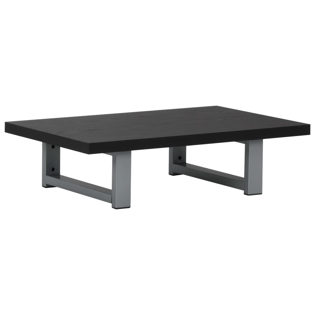 Conjunto de móveis de casa banho 2 peças cerâmica preto - Image 2