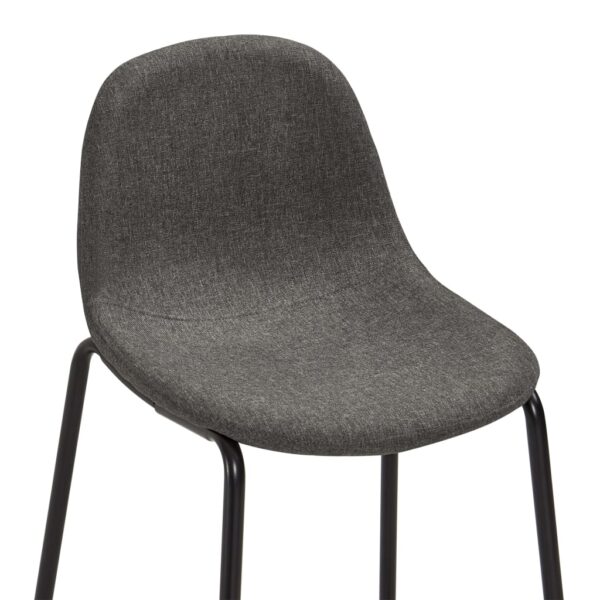5 pcs conjunto de bar tecido cinzento-escuro - Image 12