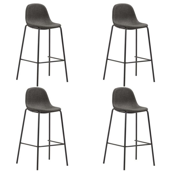 5 pcs conjunto de bar tecido cinzento-escuro - Image 7