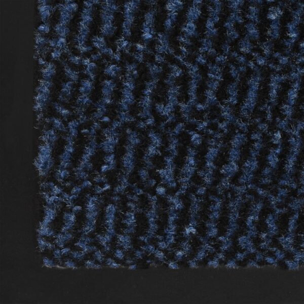 Tapete controlo pó retangular tufado 2pcs 40x60cm azul - Image 5