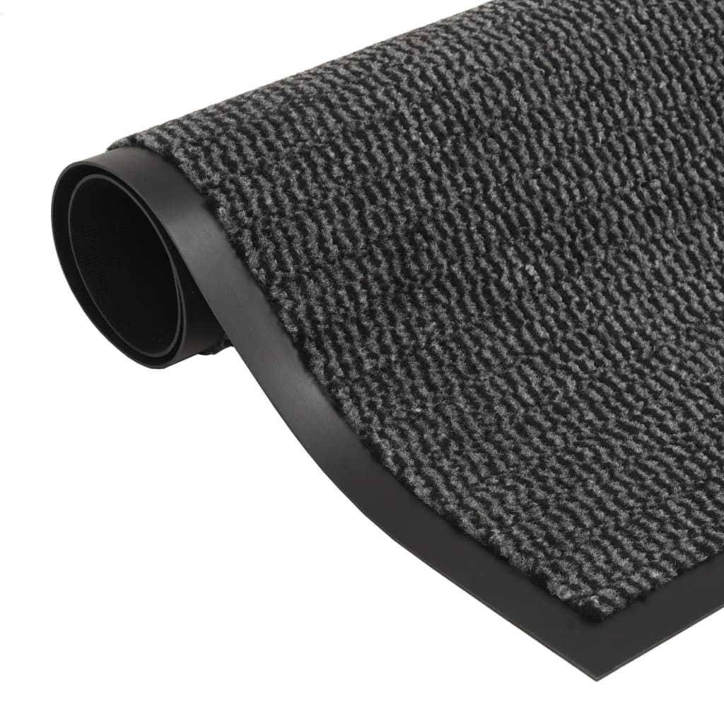 Tapete controlo pó retangular tufado 2pcs 120x180cm antracite - Image 2