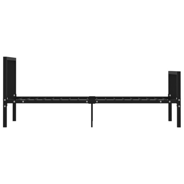 Estrutura de cama 100x200 cm metal preto - Image 4