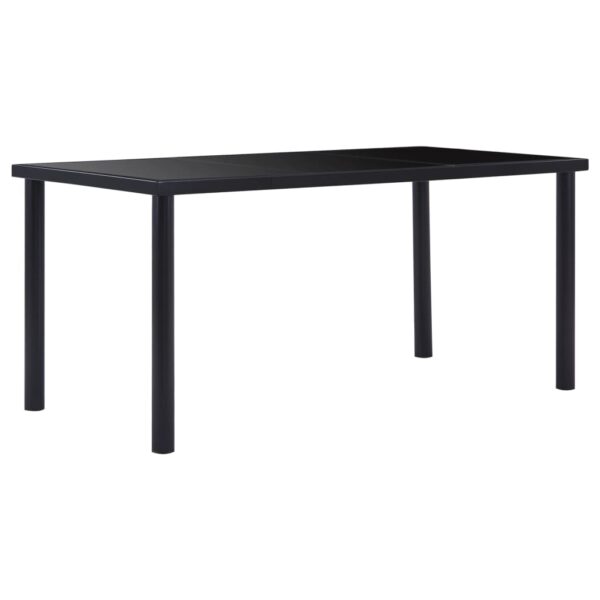 9 pcs conjunto de jantar camurça artificial castanho - Image 3