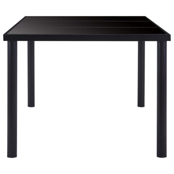 9 pcs conjunto de jantar camurça artificial cinzento - Image 4