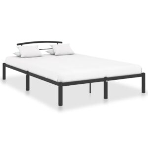 Estrutura de cama 160x200 cm metal preto