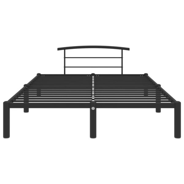 Estrutura de cama 160x200 cm metal preto - Image 3
