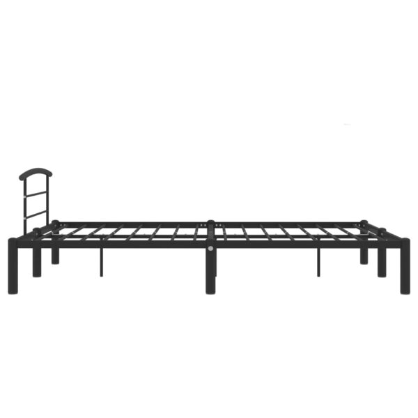 Estrutura de cama 160x200 cm metal preto - Image 4