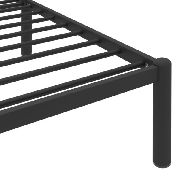 Estrutura de cama 160x200 cm metal preto - Image 6