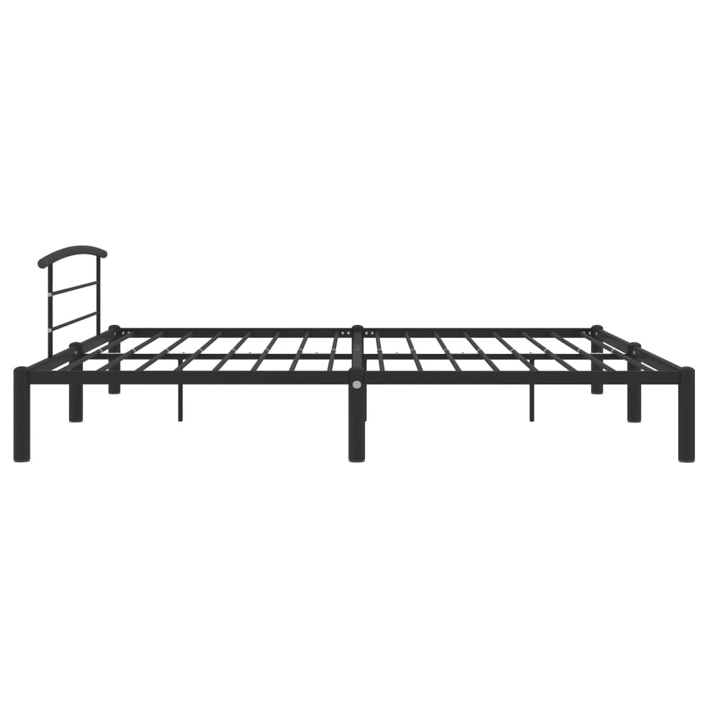 Estrutura de cama 180x200 cm metal preto - Image 4