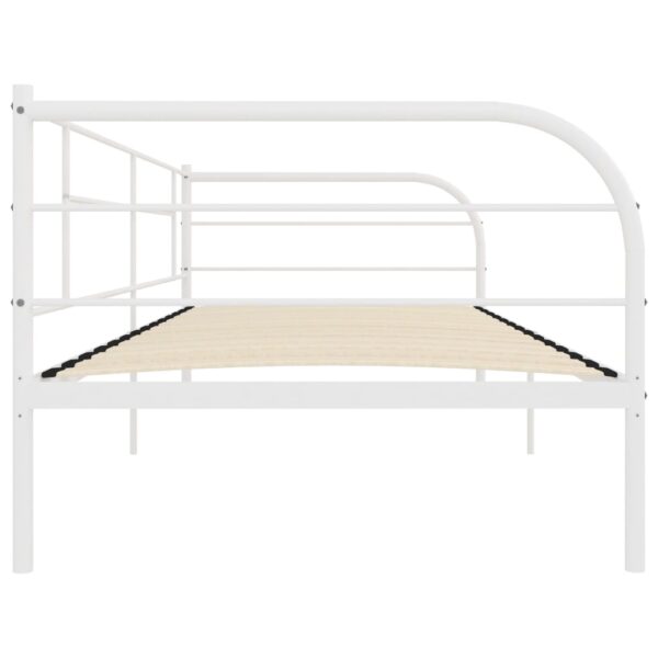 Estrutura sofá-cama 90x200 cm metal branco - Image 5
