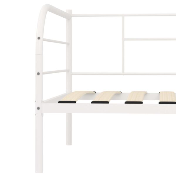 Estrutura sofá-cama 90x200 cm metal branco - Image 6