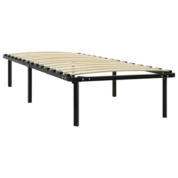 Estrutura de cama 90x200 cm metal preto - Image 2