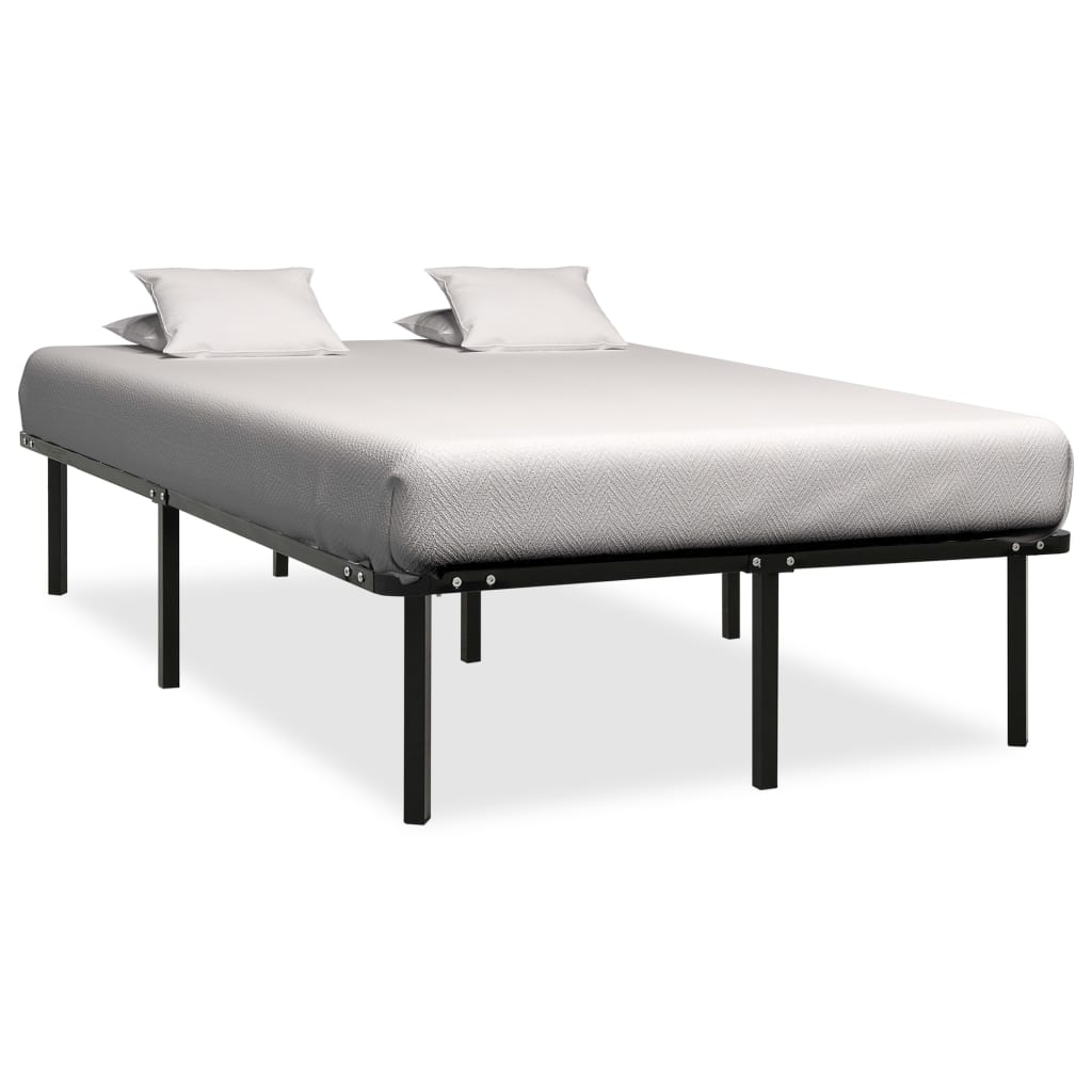 Estrutura de cama 180x200 cm metal preto