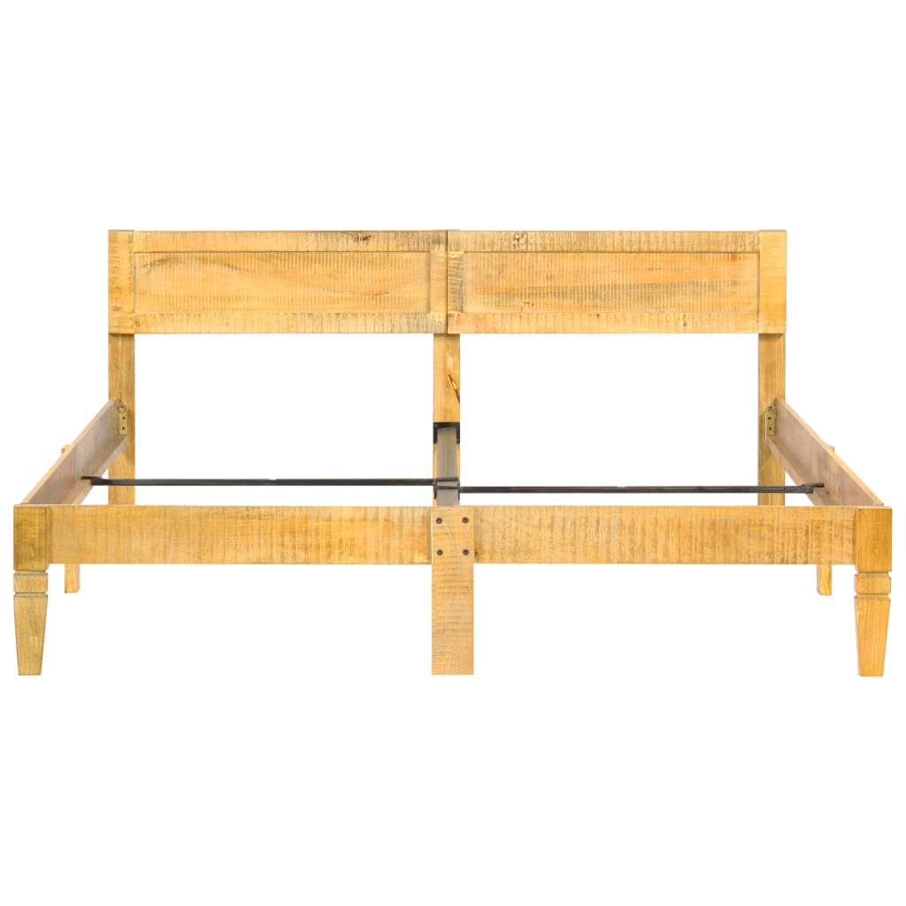 Estrutura de cama em madeira de mangueira maciça 140 cm - Image 3