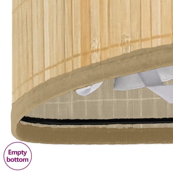 Cesto de canto para roupa suja 60 L bambu - Image 7
