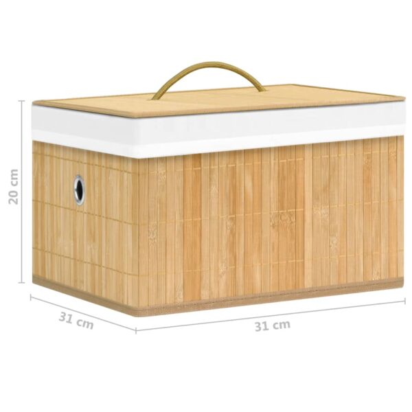 Caixas de arrumação 4 pcs bambu - Image 10